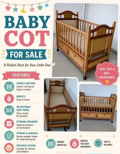 Baby cot/crib