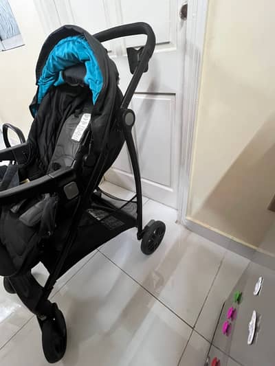 Graco , slightly used pram and car seat