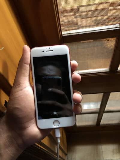 iPhone 7Pta approved 128gb battery  change100 all ok red colour
