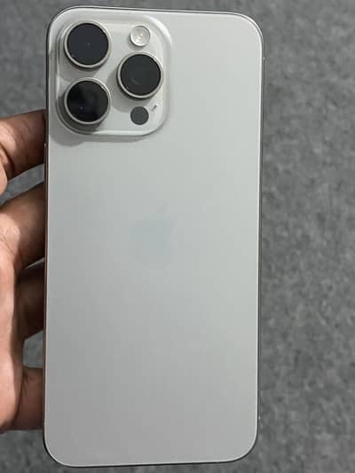 iPhone 15 pro max 256GB natural titanium FU