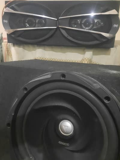 bass tube & subwoofer and amplifier