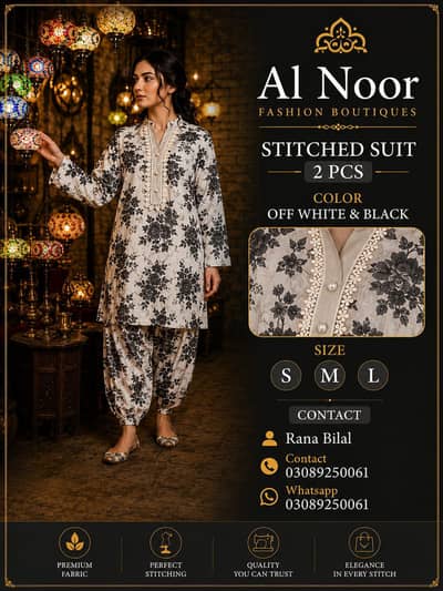 dresses stitched suits 2 PCs
