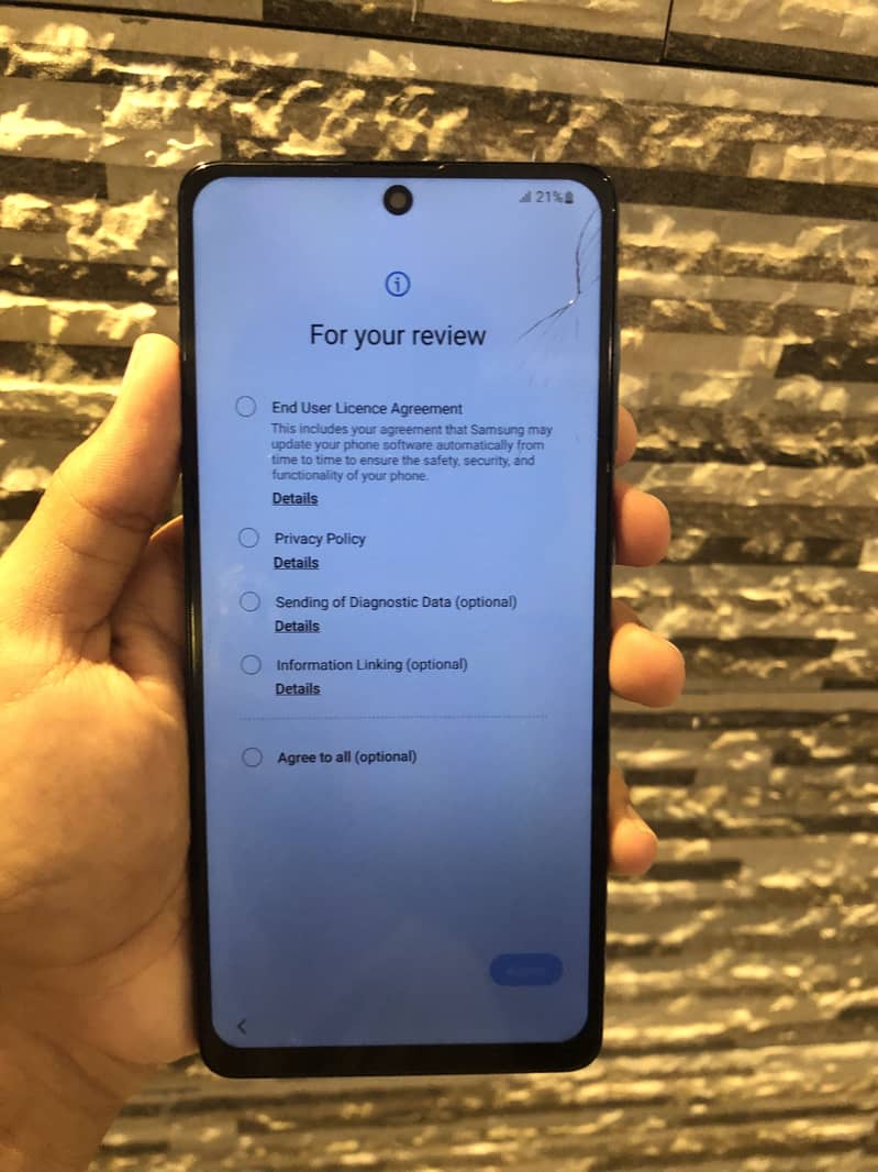 SAMSUNG A71 9