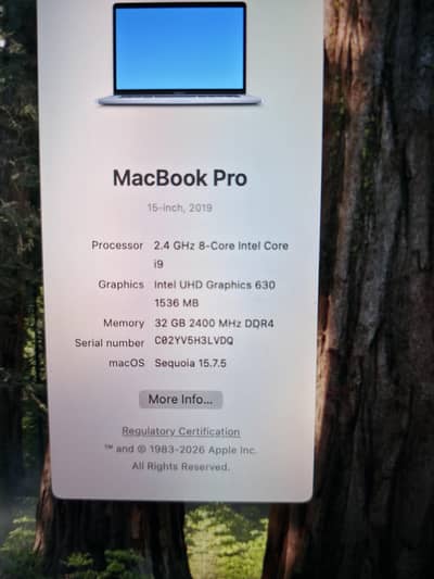 Macbook Pro 2019 - Core i9