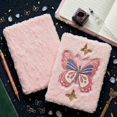  Softest Journal Ever! Get your 3D Butterfly Plush Diary now! 