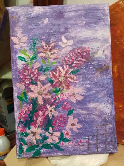 handmade floral painting
