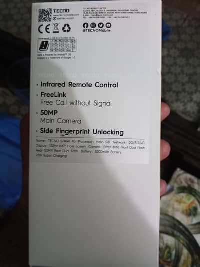 Tecno spark 40 6/128GB