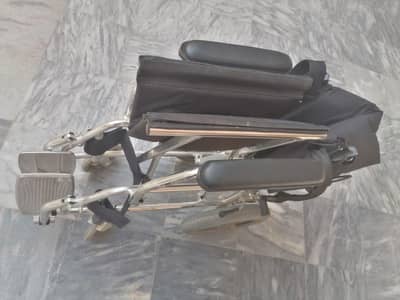 Imported aluminum foldable wheelchair