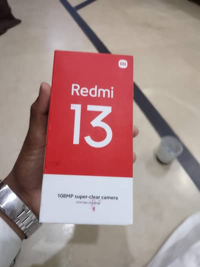 Redmi 13 10/10 condition complete accessories 1 month warranty