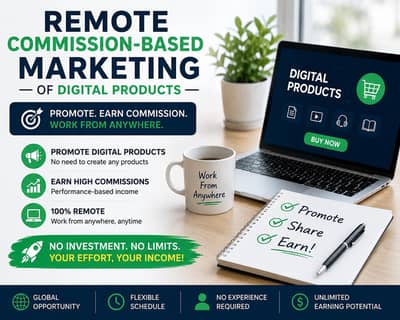 Remote Commission-Based Marketing