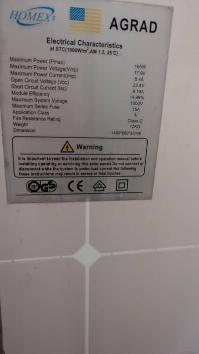 HOMEX Solar panel 2pcs