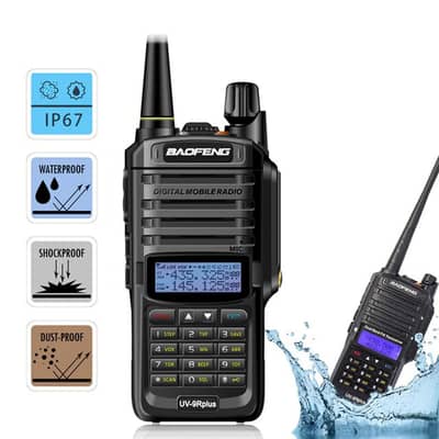 Baofeng UV-9R PLUS Water & Dust Proof, Long range walkie Talkies
