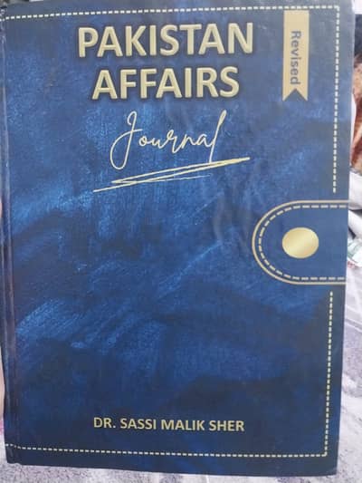 Pakistan affairs by DR. SASSI MALIK