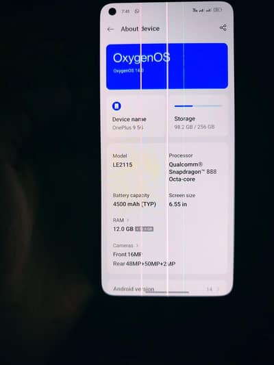 OnePlus 9 5g with original warp charger 65watt