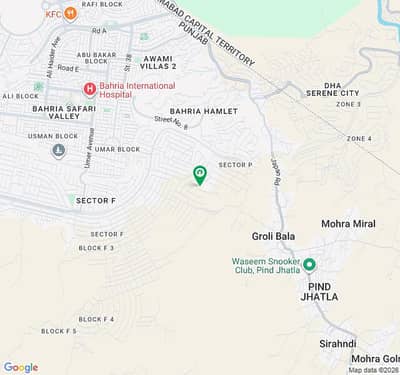 Kanal Plot For Sale With 30 Feet Green Belt