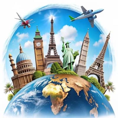 Visa all world come come and go to your work