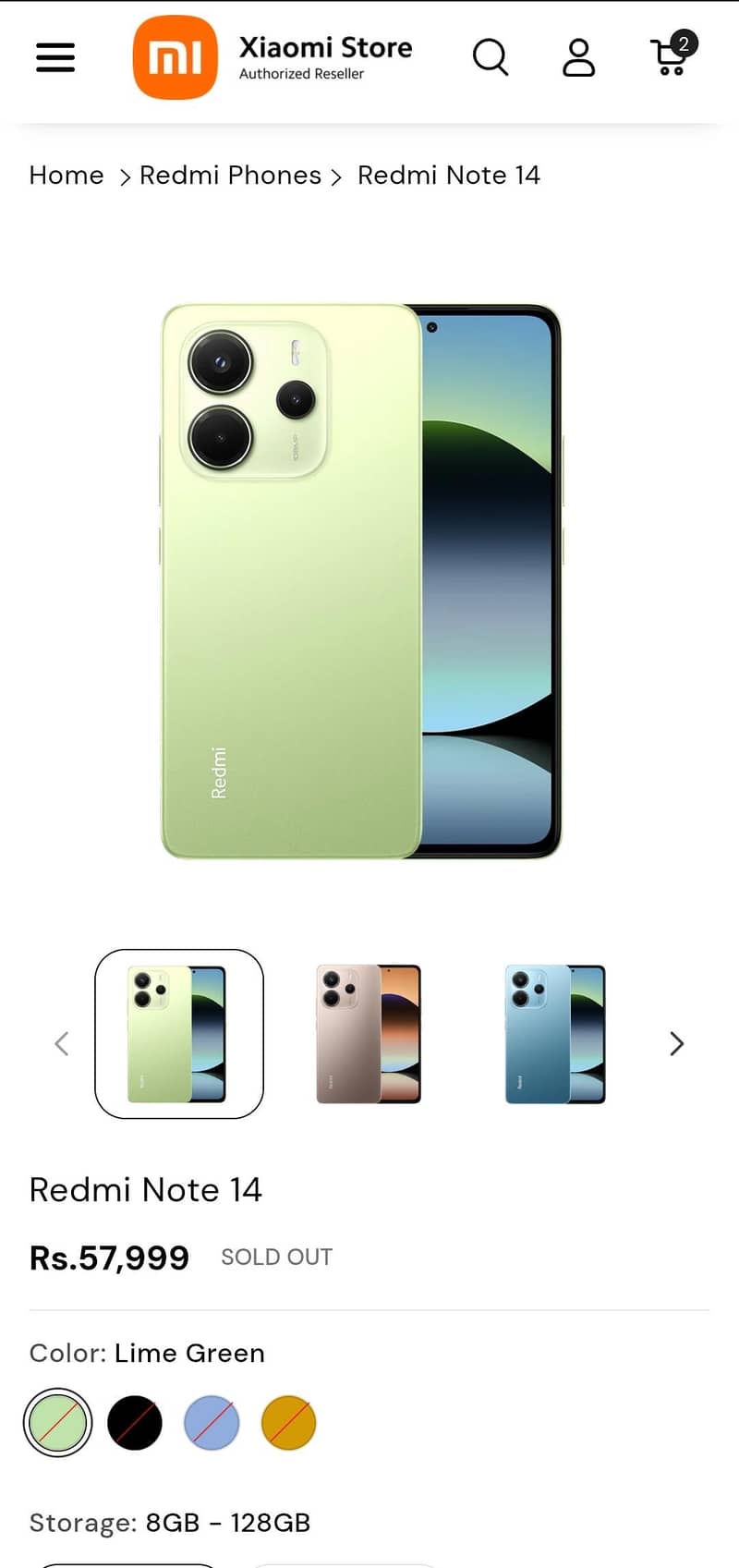 Redmi note 14 0