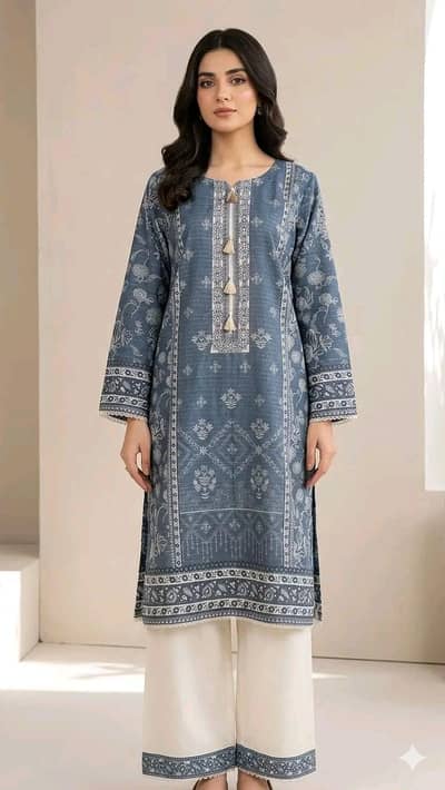2 piece lawn stitch dress