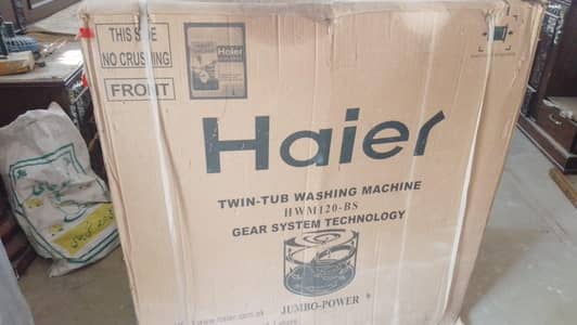 Haier jumbo washing machine with drive