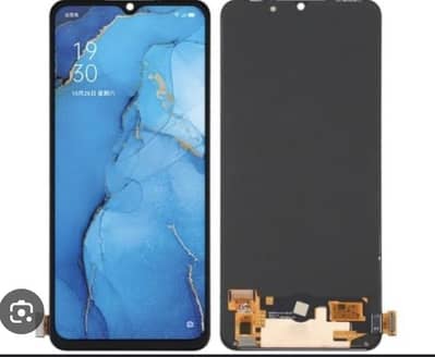 oppo f15 orginal panel with frame