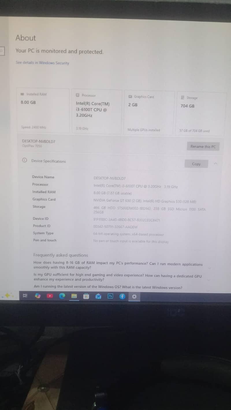 Dell Desktop PC 0