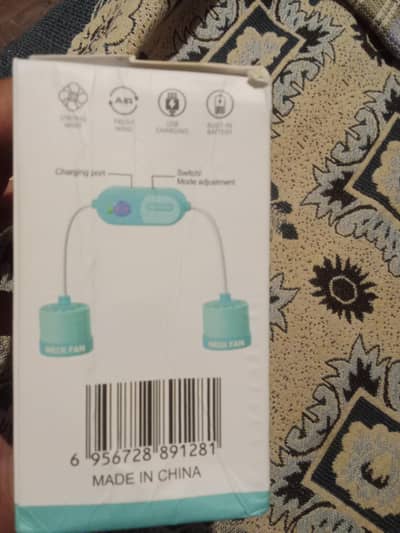 neck fan recharge able 2 speed option