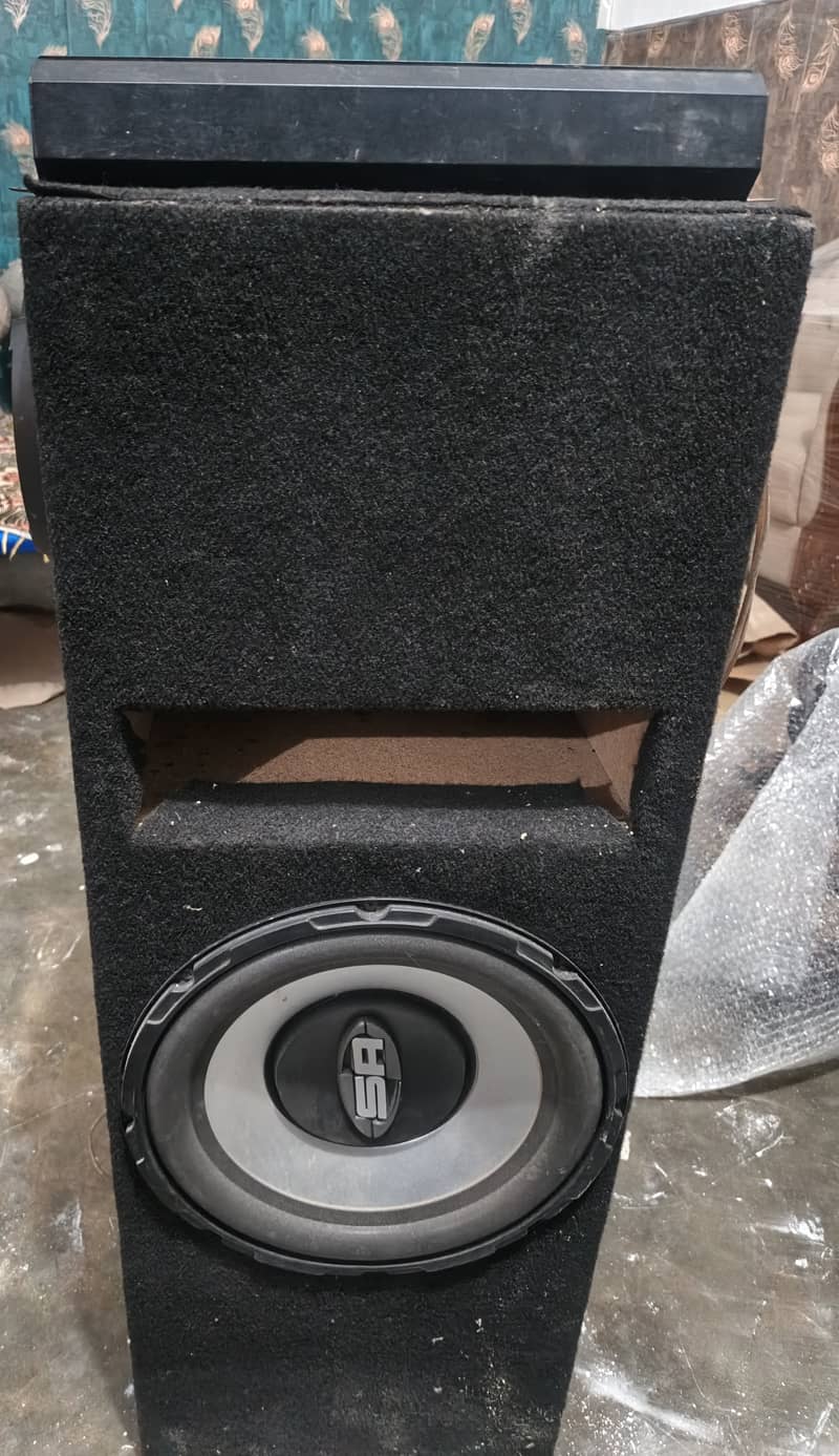 Amplifier and Woofer 1