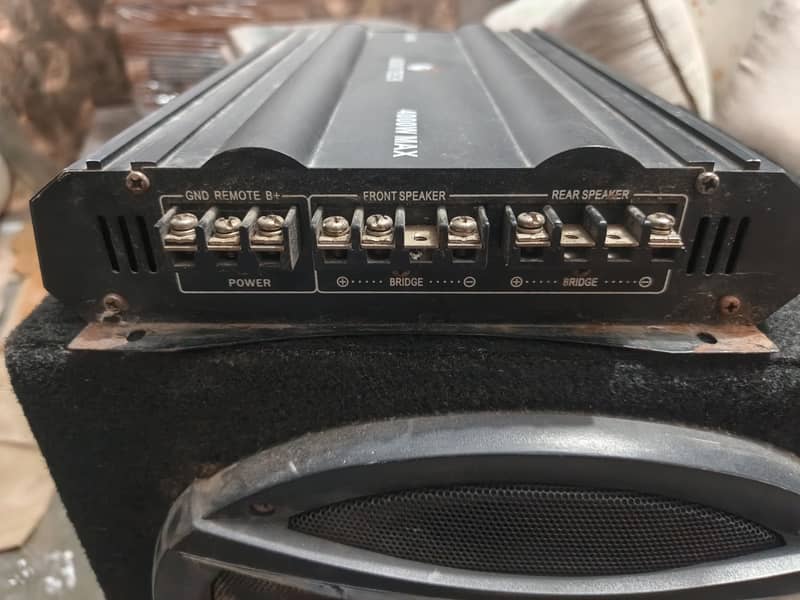 Amplifier and Woofer 2