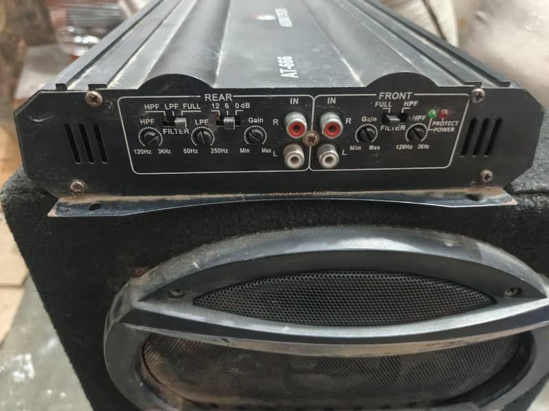 Amplifier and Woofer 3
