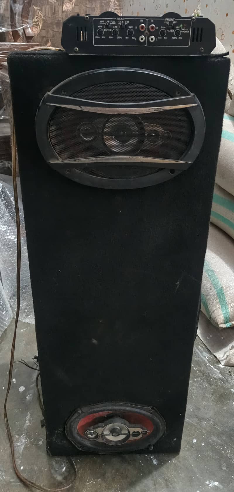 Amplifier and Woofer 4