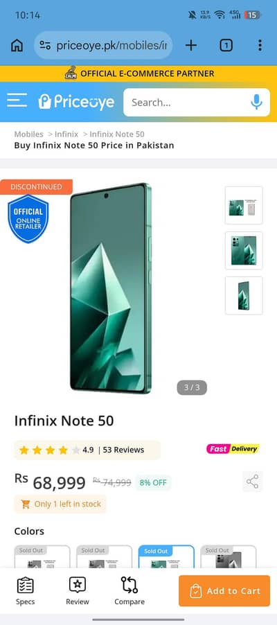 infinix note 50