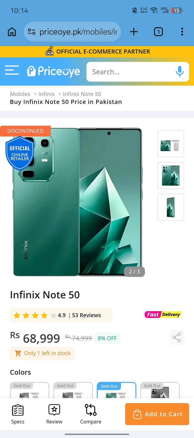 infinix note 50 1