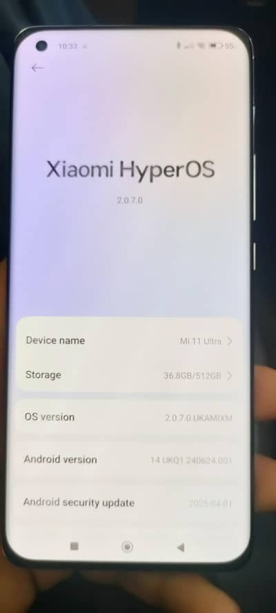 Xiaomi Mi 11 Ultra 12+512 gb  camera beast 120 x digital zooming