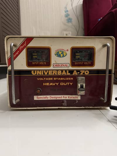 Universal A-70 Voltage Stabilizer Heavy Duty 7000 Watts