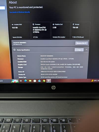 Hp ZBook 15 G3