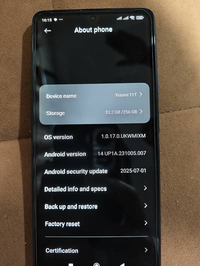 Xiaomi 11T 5G PTA approved