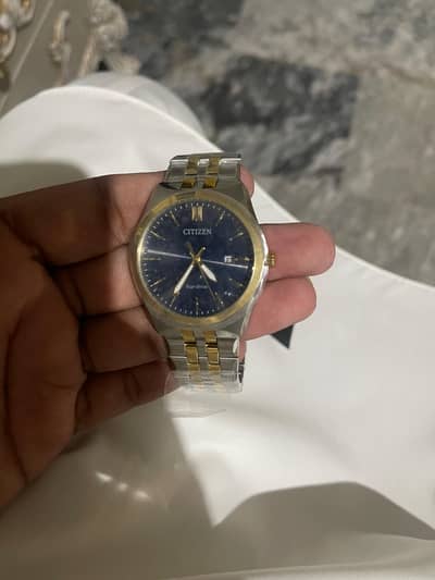 Citizen Corso Eco-Drive Two-Tone Blue Dial Men's Watch.