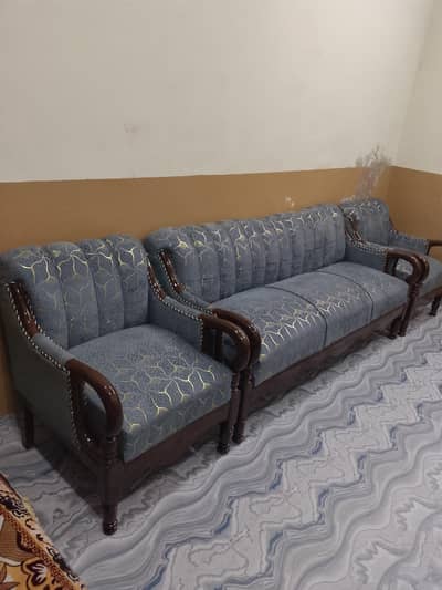 wood sofa