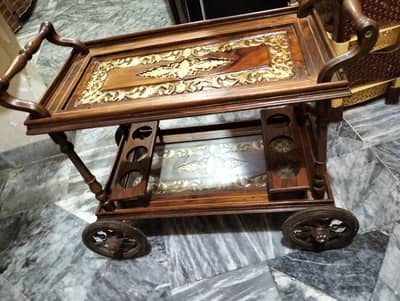 chinioti tea trolly hand made