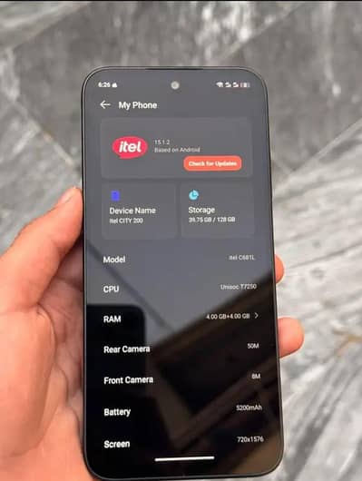 itel city 200 4+4 128gb open box 2 day use only exchange