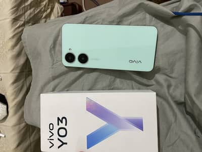 Vivo Y03 4/64 with box and  original charger and cable