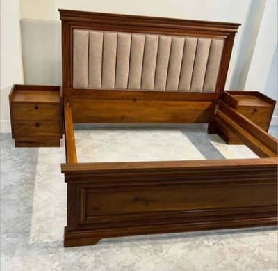 New pure woden double bed