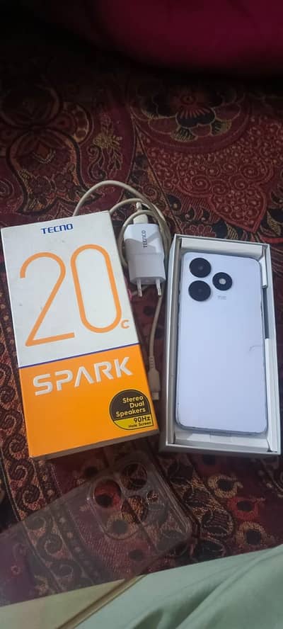 Tecno spark 20C Ram4 GB 128  5000 mah