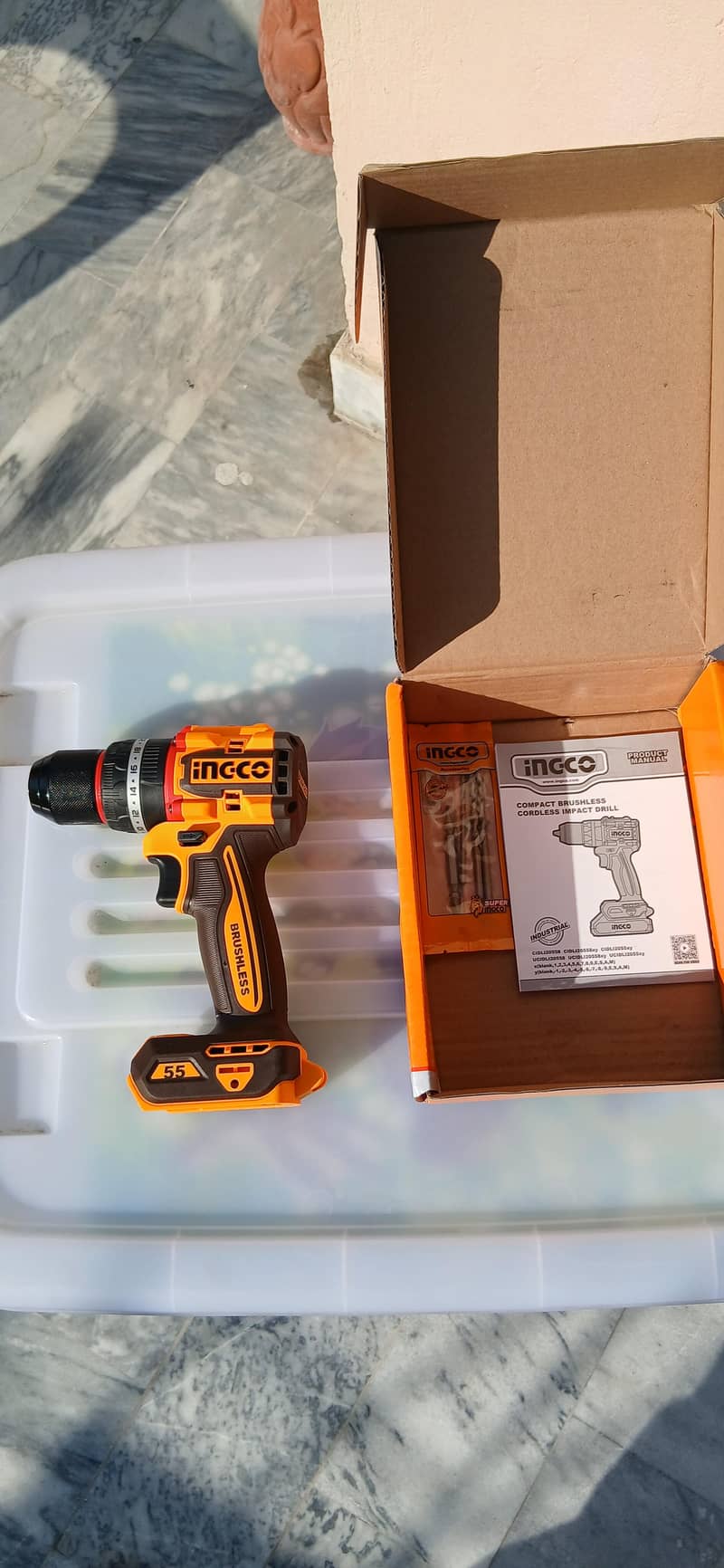 Ingco Cordless Drill Machine Impact Driver 6