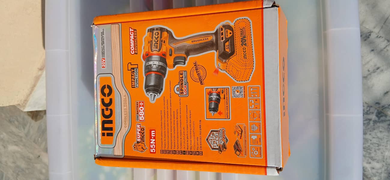 Ingco Cordless Drill Machine Impact Driver 7