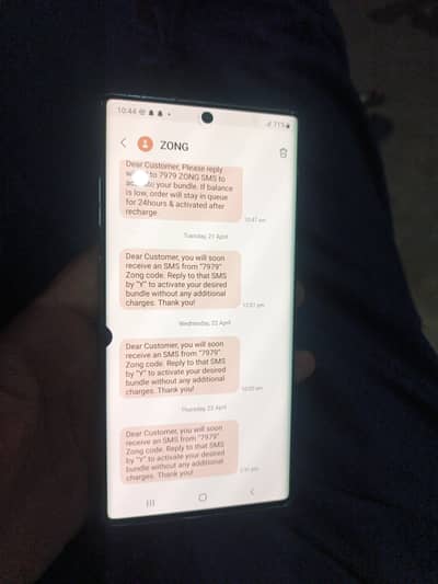 Samsung Note 10+ Plus 12/257