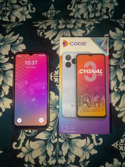 dcode mobile 4+3 64 with box condition 10 by 10 sealed mobile all ok