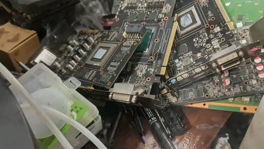 GTX 1070 1060 1080 RX 470 570 580 buying graphics card repairing RTX