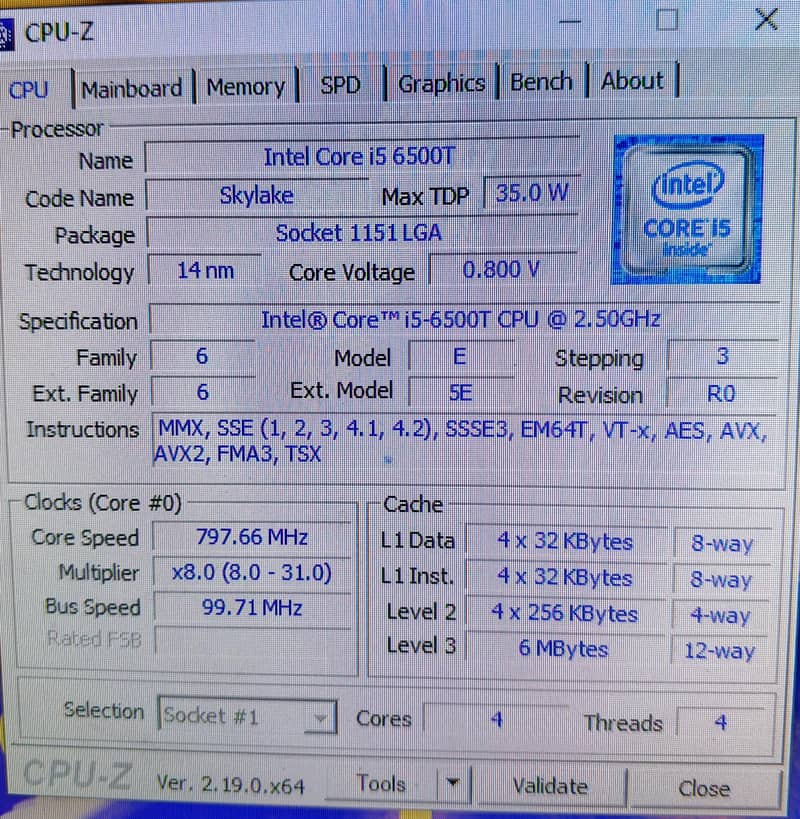 i5 6500T 1