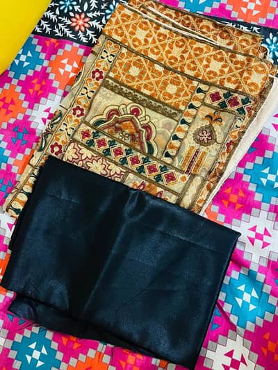Dhanak 3 Piece Dress with Shawl – Brand New